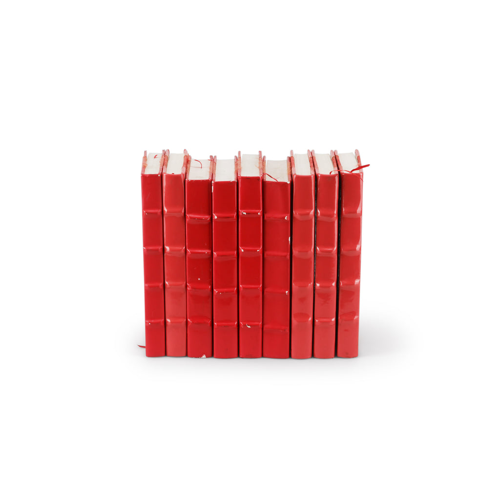 Red Faux Books