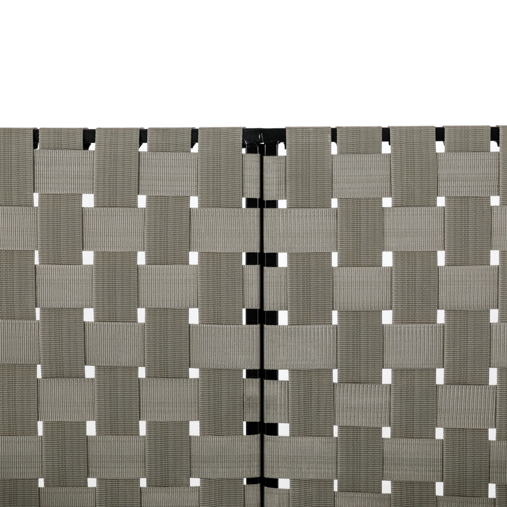 Beige and Black Modern Outdoor Loveseat