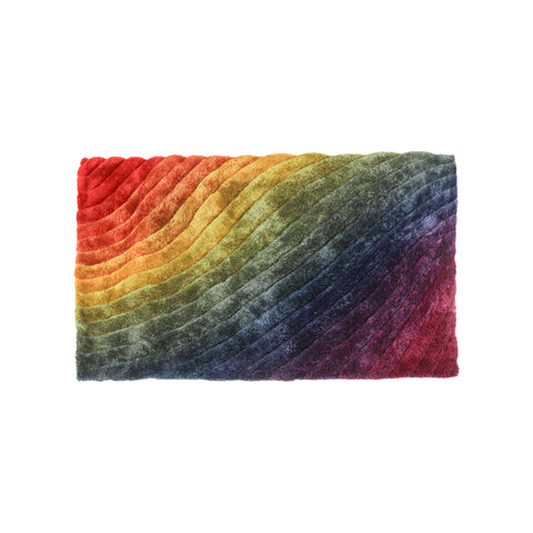 Wavey Rainbow Rug
