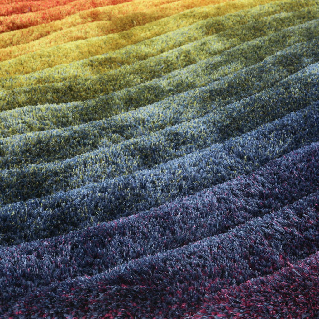 Wavey Rainbow Rug