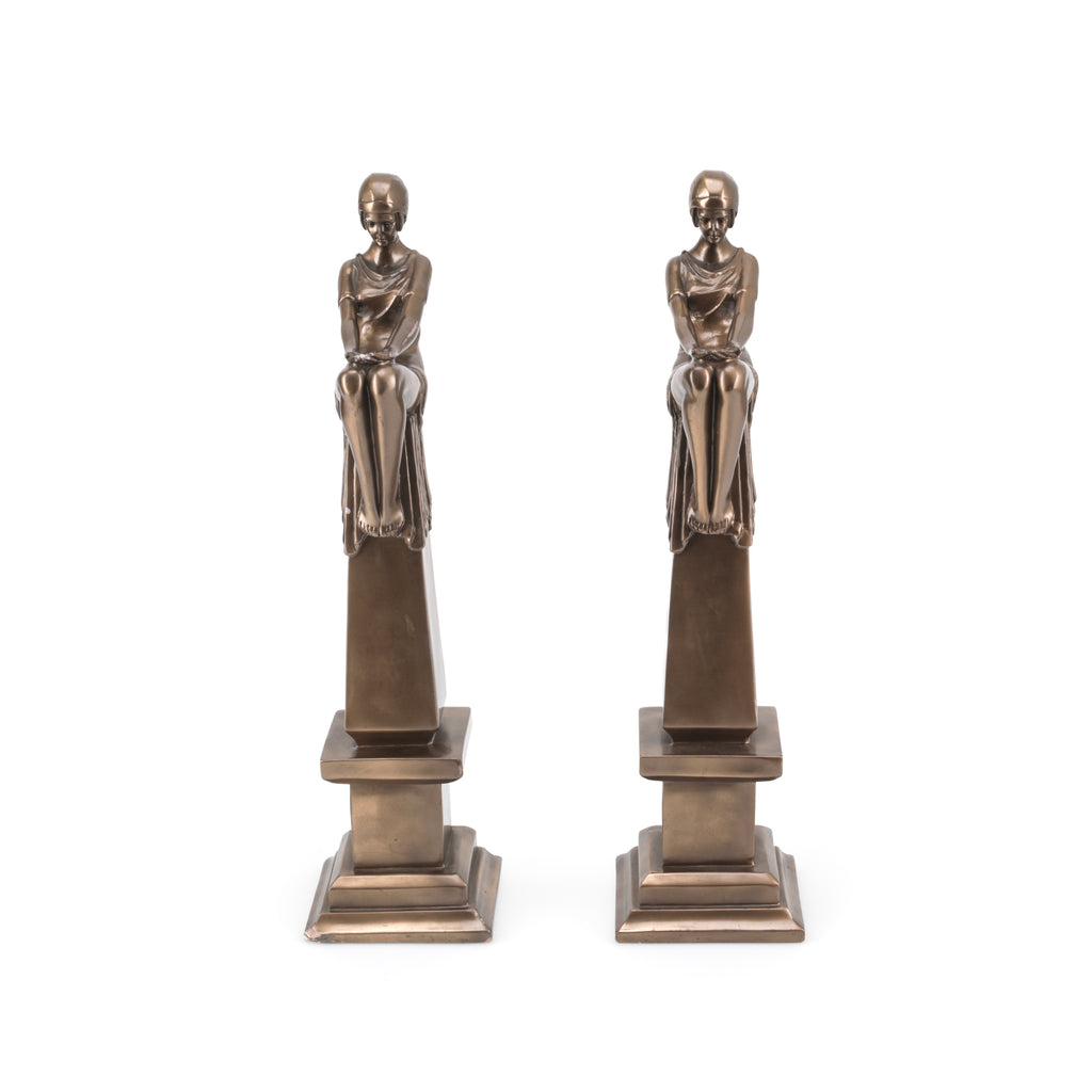 Bronze Olympian Table Column (A+D)