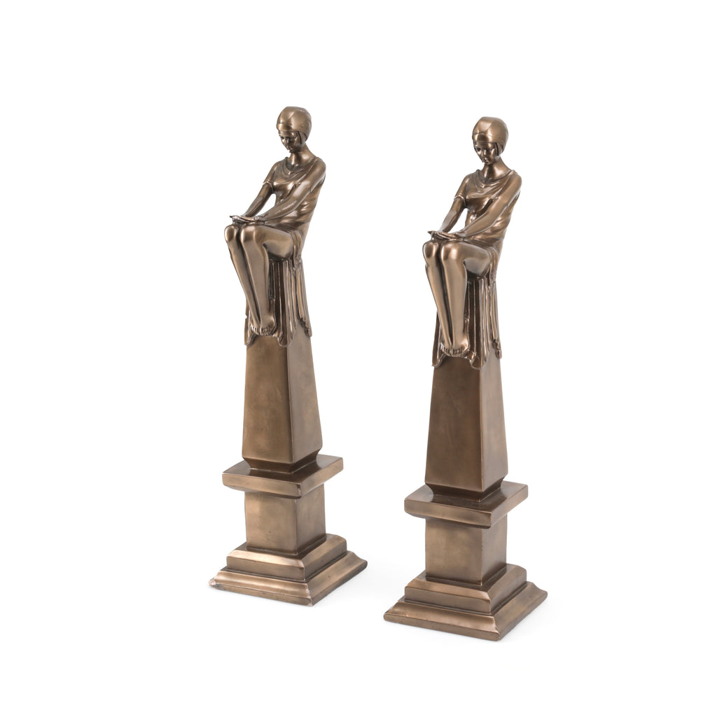 Bronze Olympian Table Column (A+D)