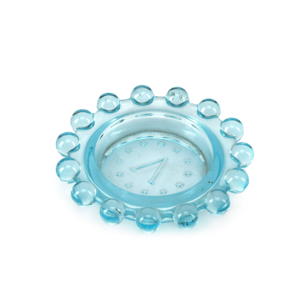 Multicolor 3-Piece Stacking Glass Ashtray