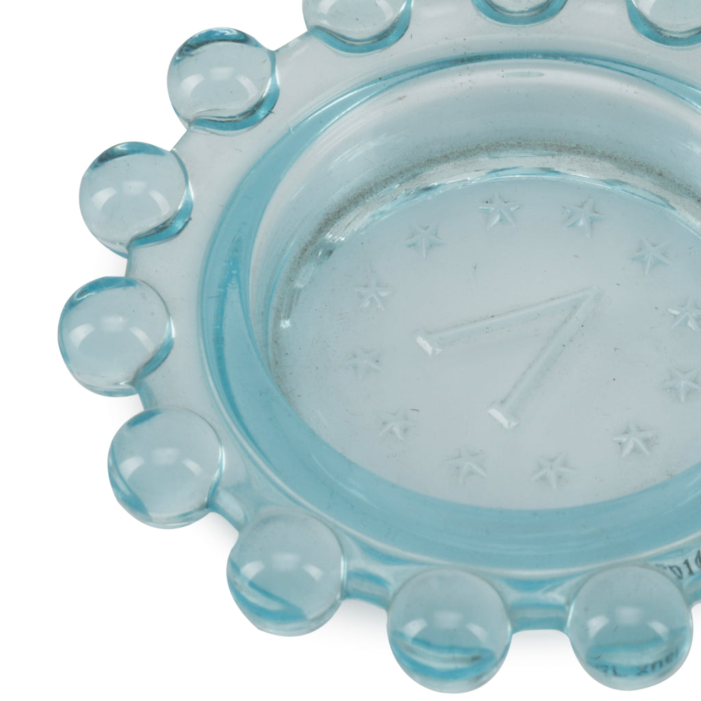 Multicolor 3-Piece Stacking Glass Ashtray