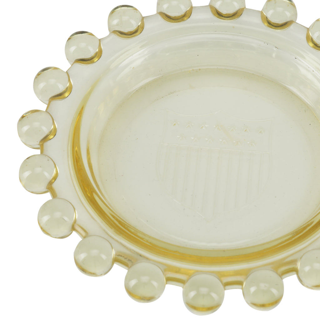 Multicolor 3-Piece Stacking Glass Ashtray