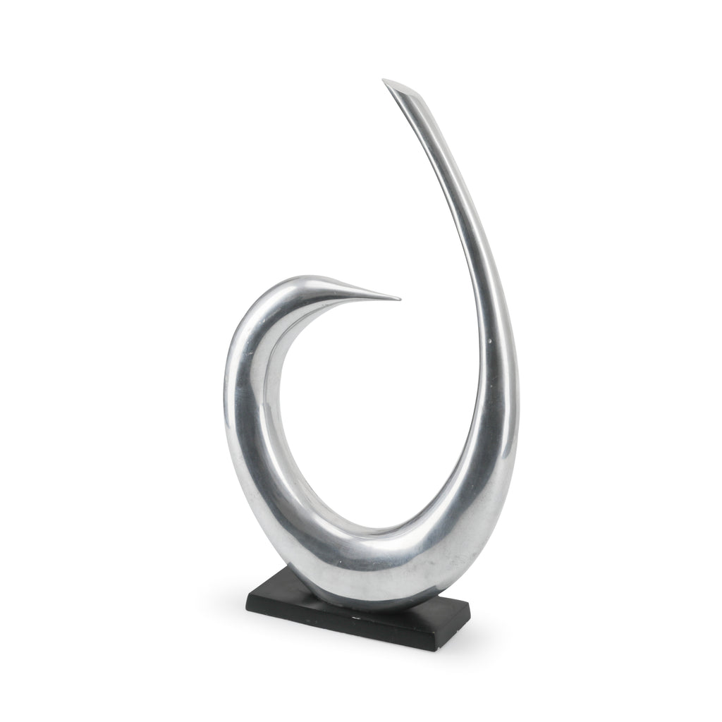 Curved Chrome Sculpture #2 (A+D)