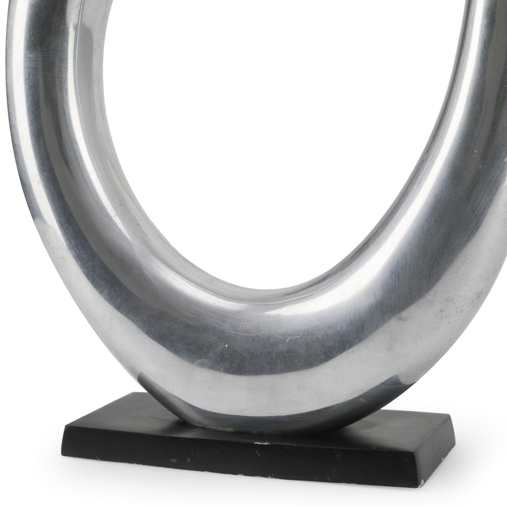Curved Chrome Sculpture #2 (A+D)