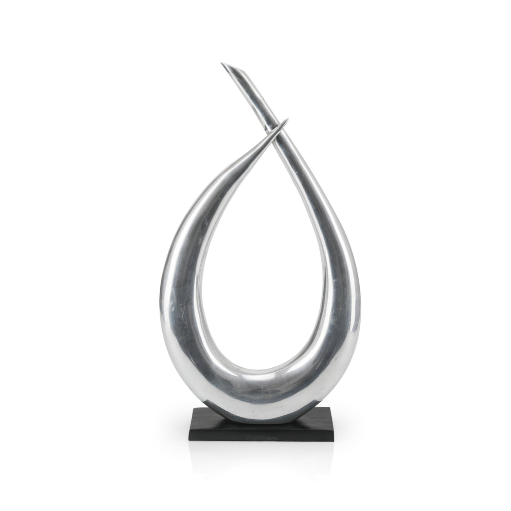Curved Chrome Sculpture #1 (A+D)