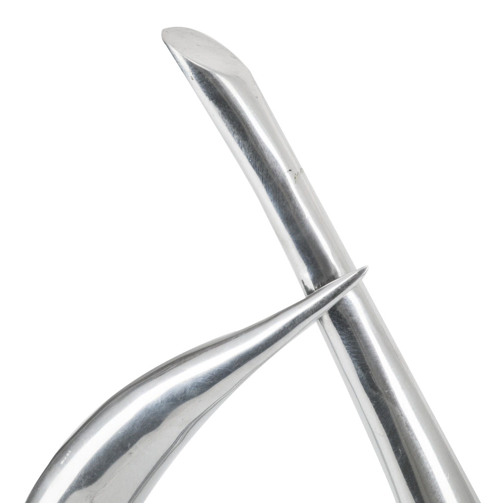 Curved Chrome Sculpture #1 (A+D)