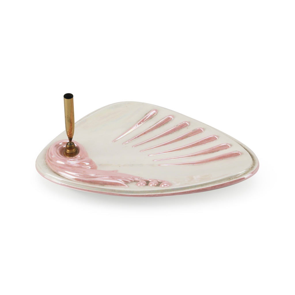 Pink / White Iridescent Shell Pen Holder (A+D)