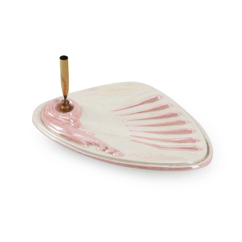 Pink / White Iridescent Shell Pen Holder (A+D)
