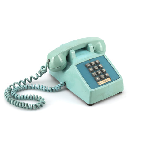 Light Blue Corded Phone