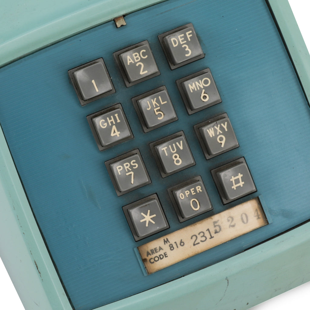 Light Blue Corded Phone