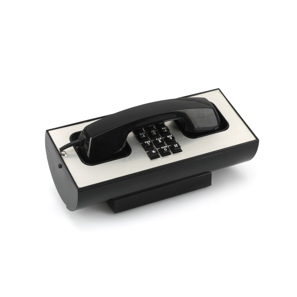 Vintage Black Phone in Acrylic Tube Case