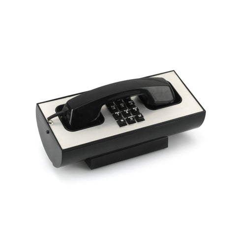 Vintage Black Phone in Acrylic Tube Case