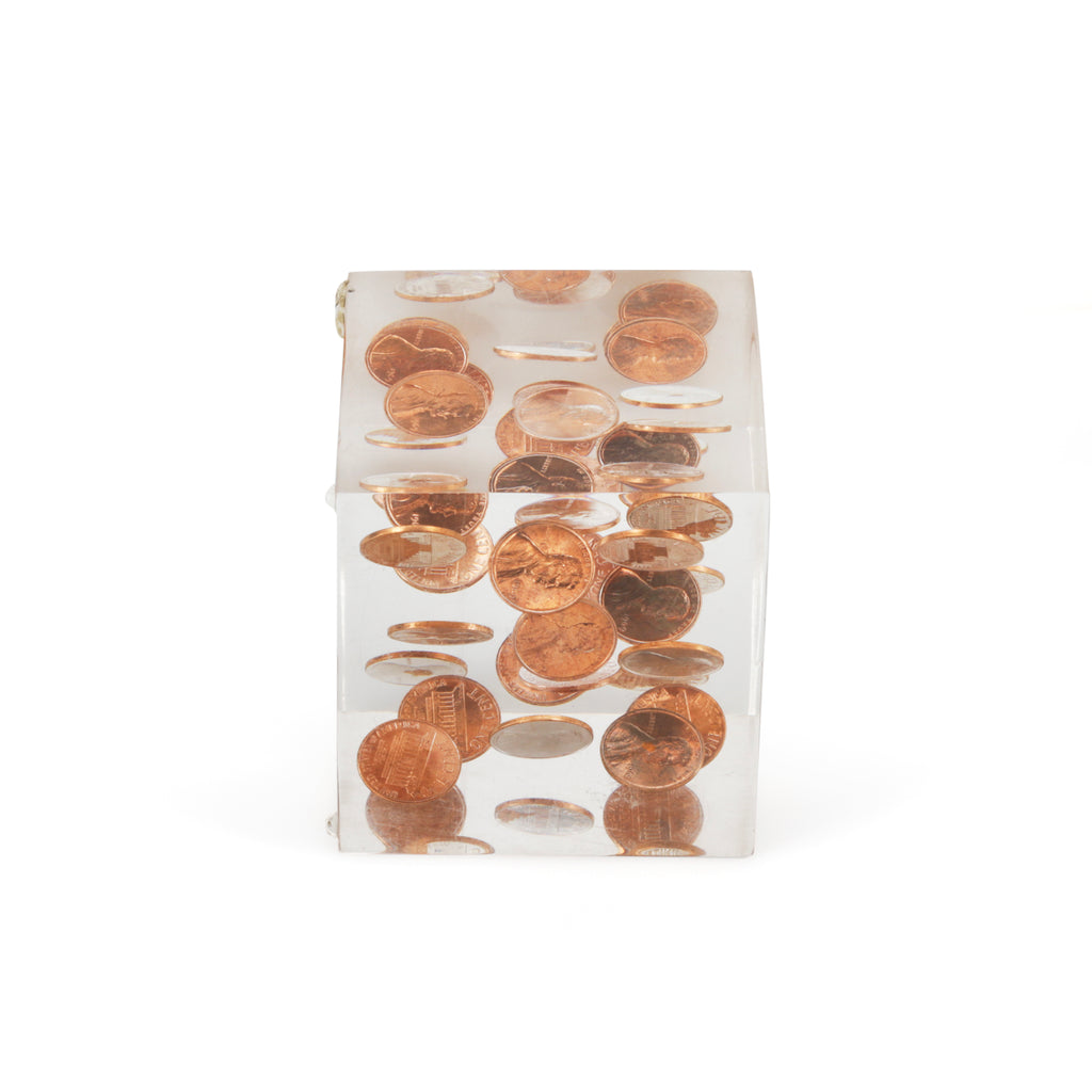 Penny Cube Paperweight (A+D)