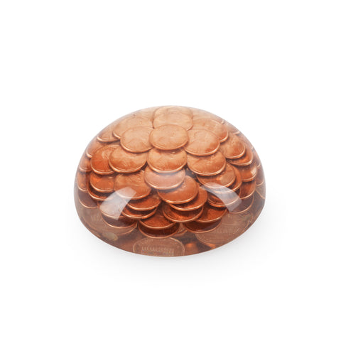 Coin Glass Paperweight (A+D)