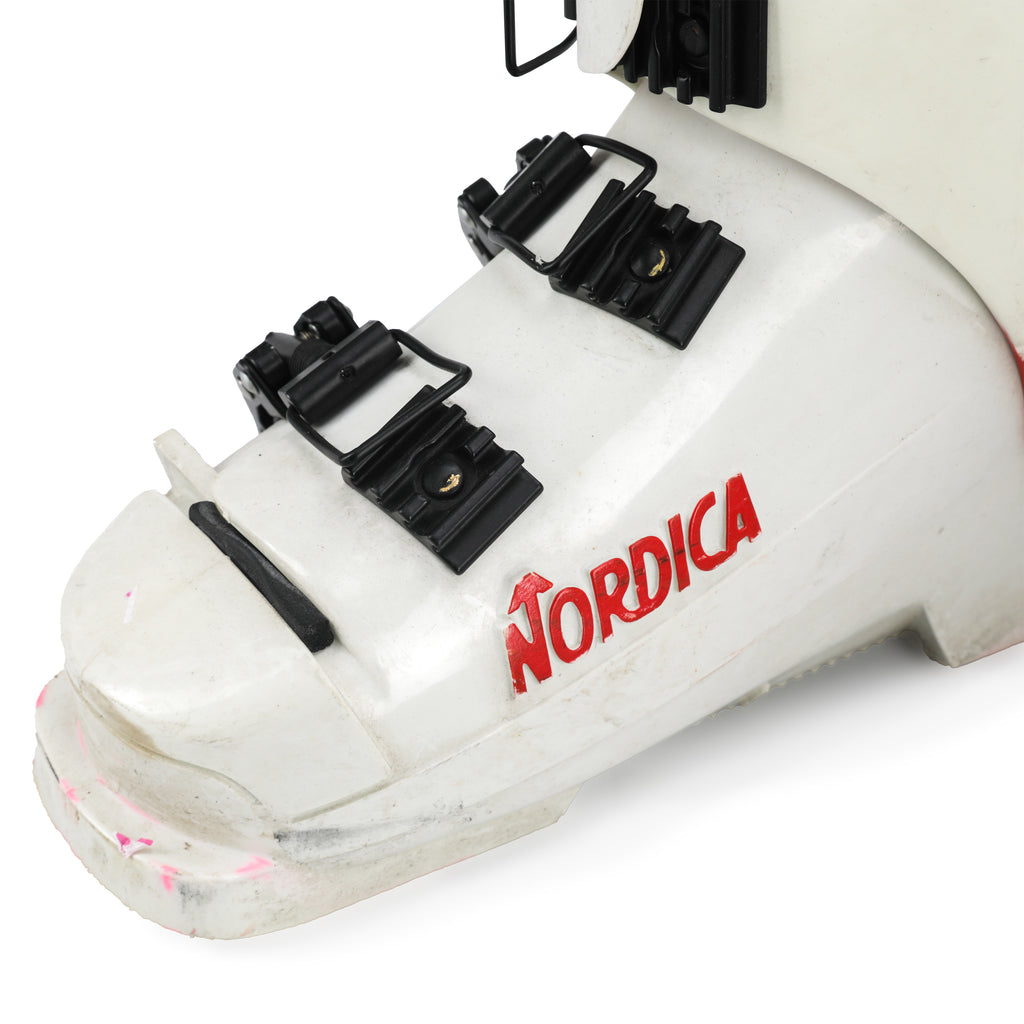 White Nordica Ski Boots