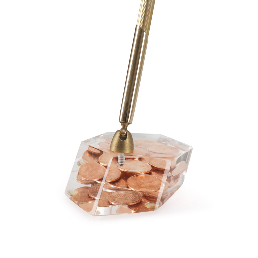 Acrylic Penny Pen Holder (A+D)