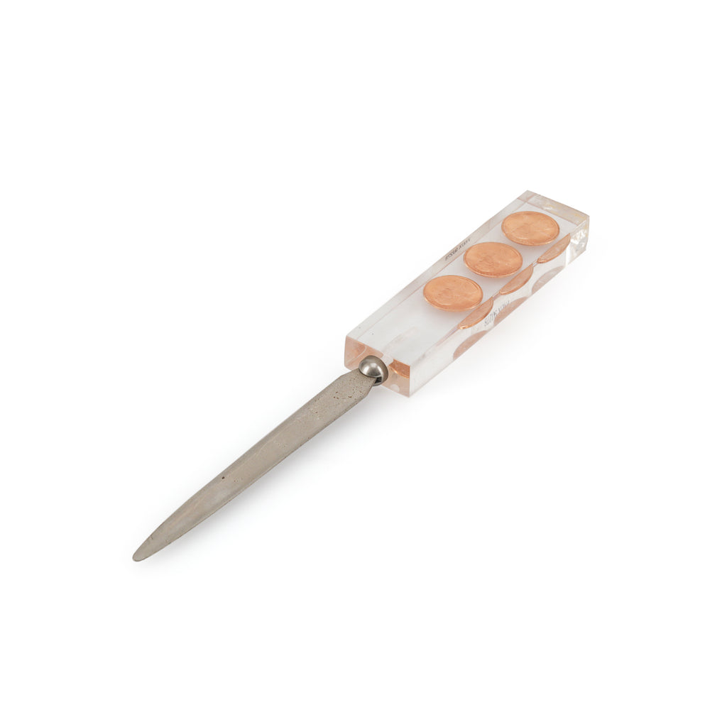 Acrylic Penny Letter Opener (A+D)