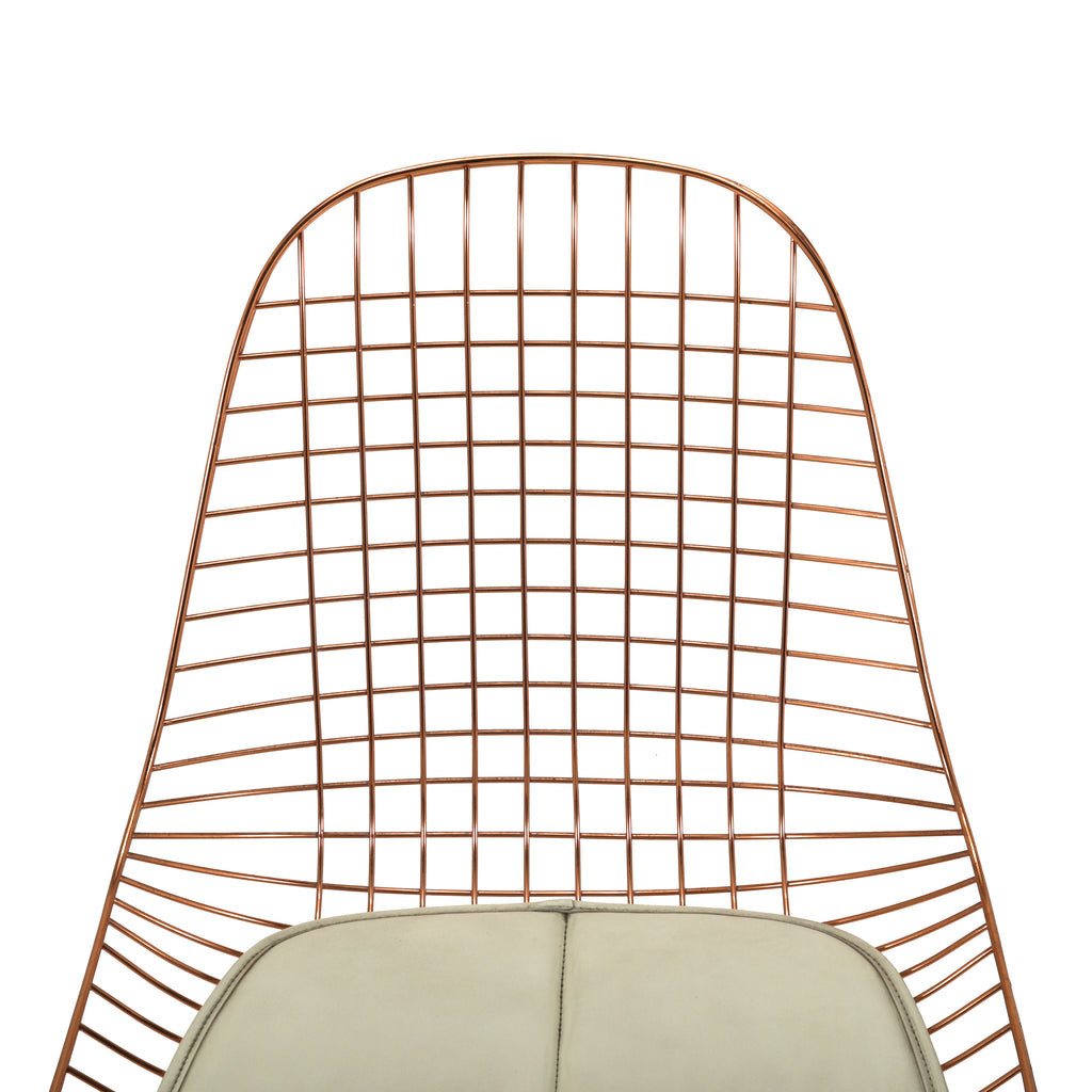 Copper Wire Chair on Eiffel Base