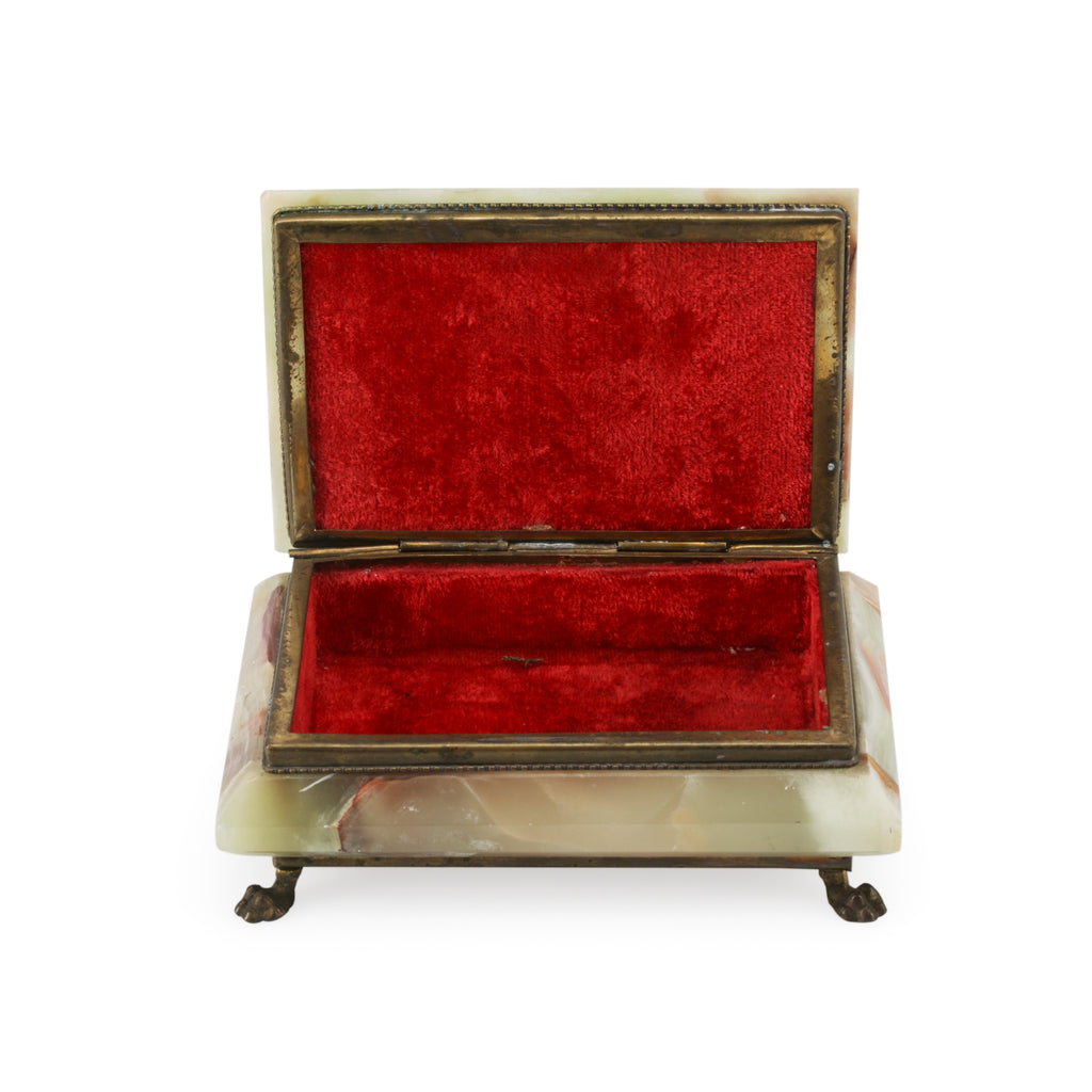 Jade / Red Velvet Jaguar Box (A+D)
