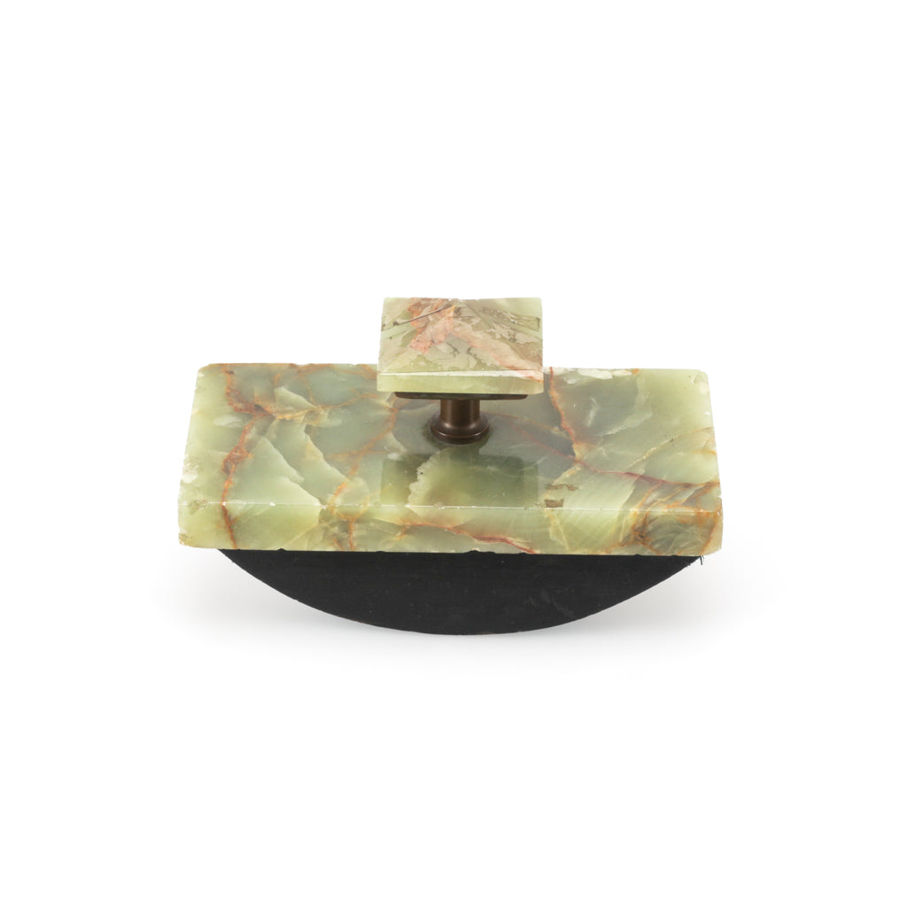 Jade Diamond Paperweight / Stamp (A+D)
