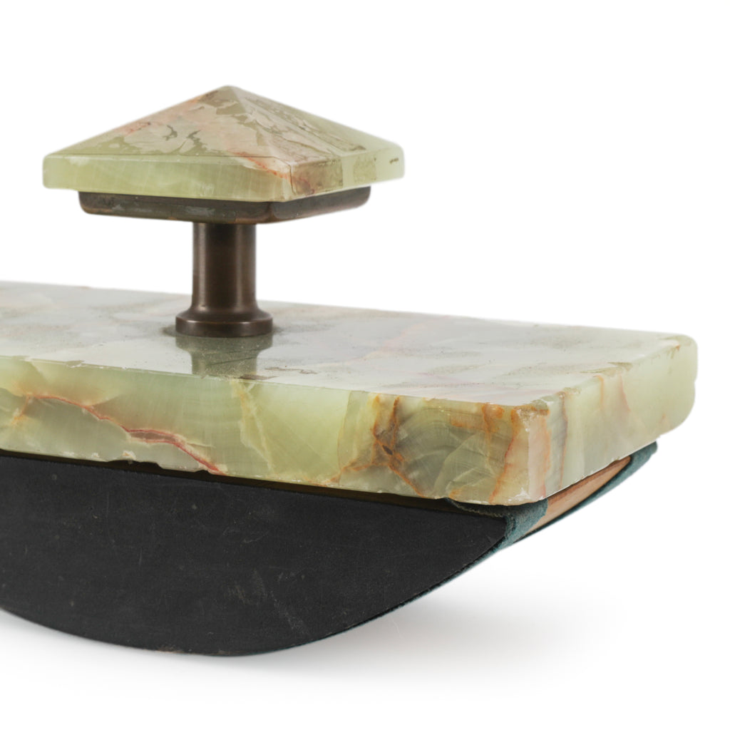Jade Diamond Paperweight / Stamp (A+D)