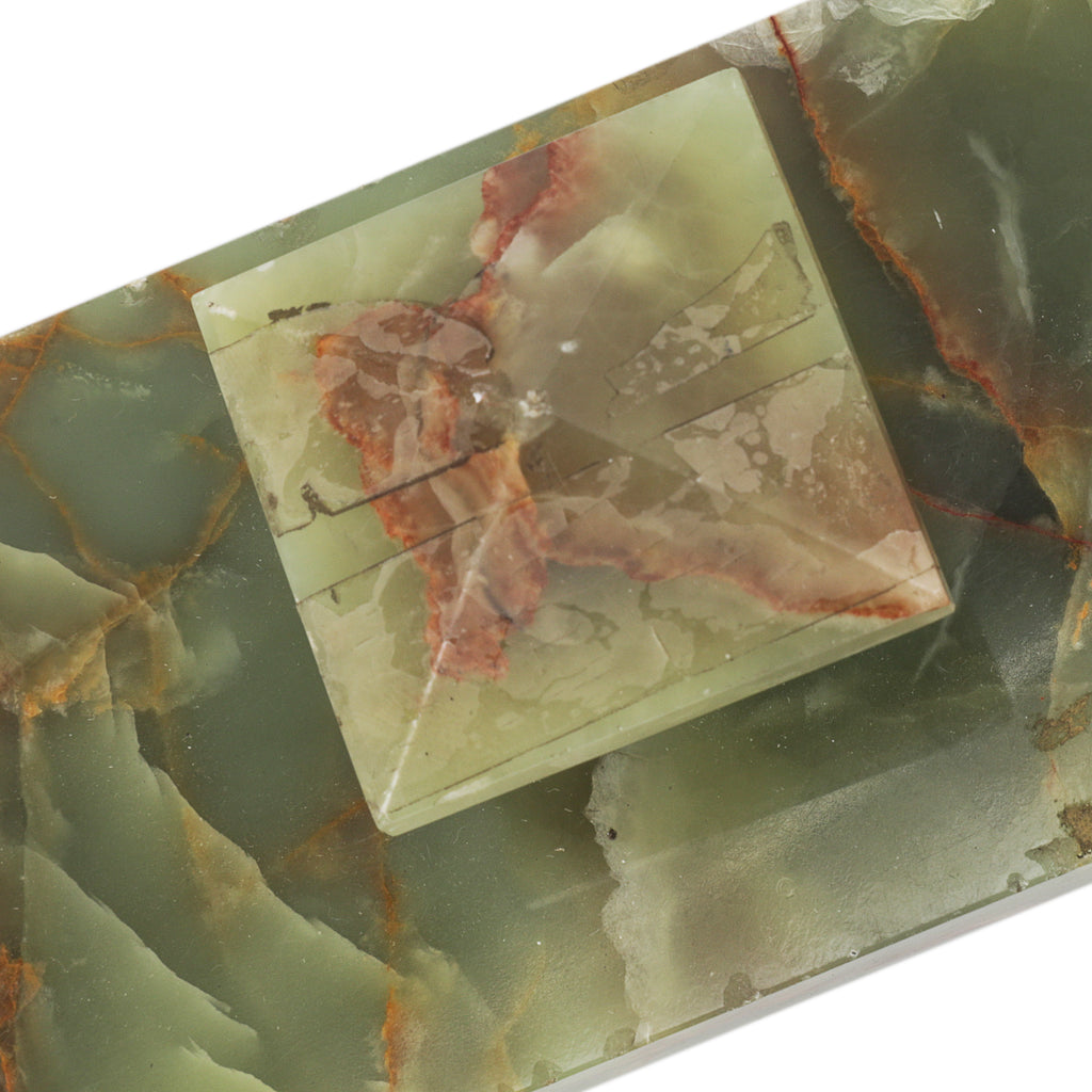 Jade Diamond Paperweight / Stamp (A+D)