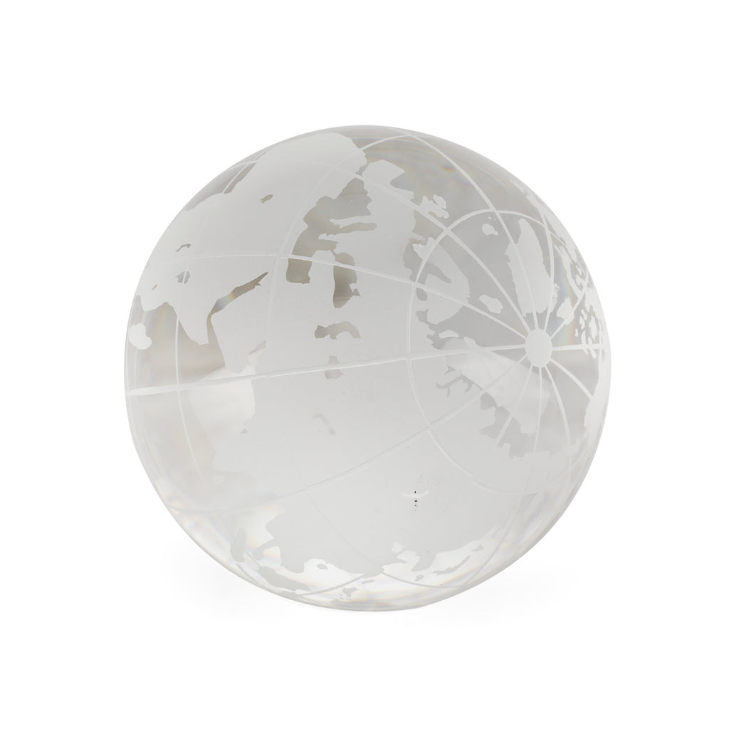 Glass Globe Paperweight Sphere (A+D)