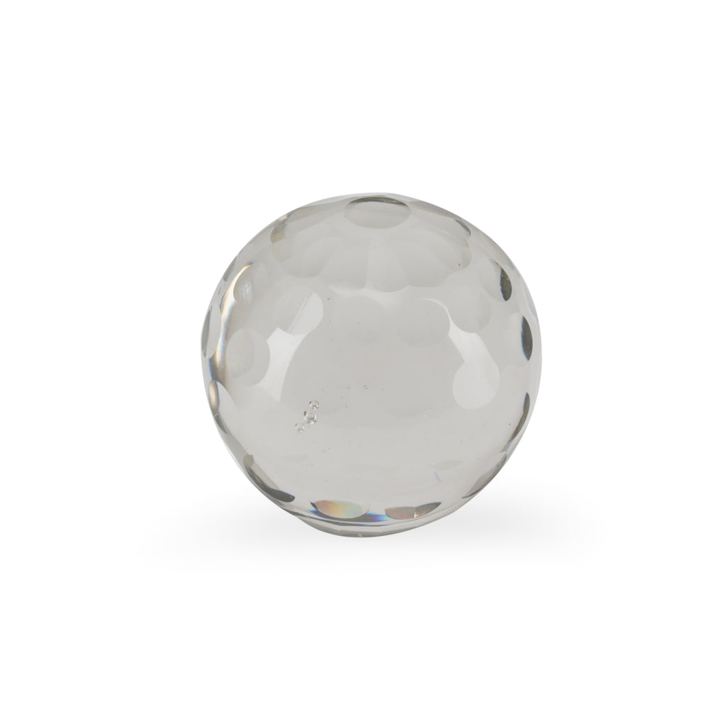 Large Dimples Glass Paperweight Sphere (A+D)