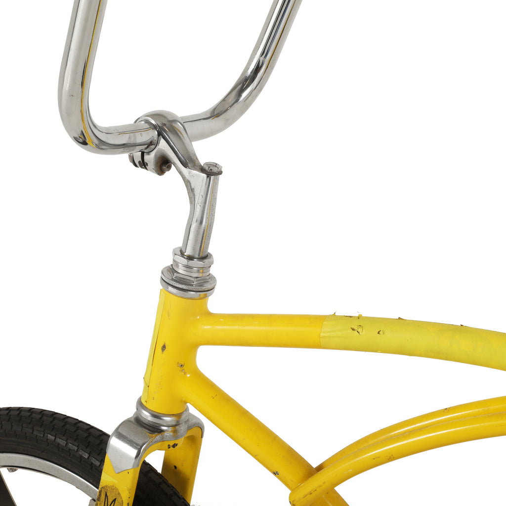 Vintage Yellow Kids Cruiser Bike