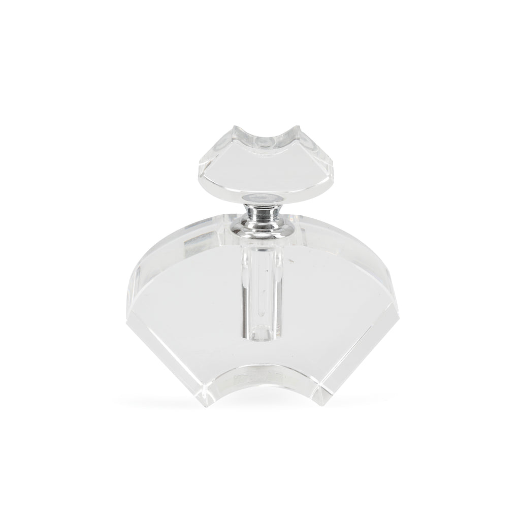 Curved Crystal Perfume Bottle (A+D)