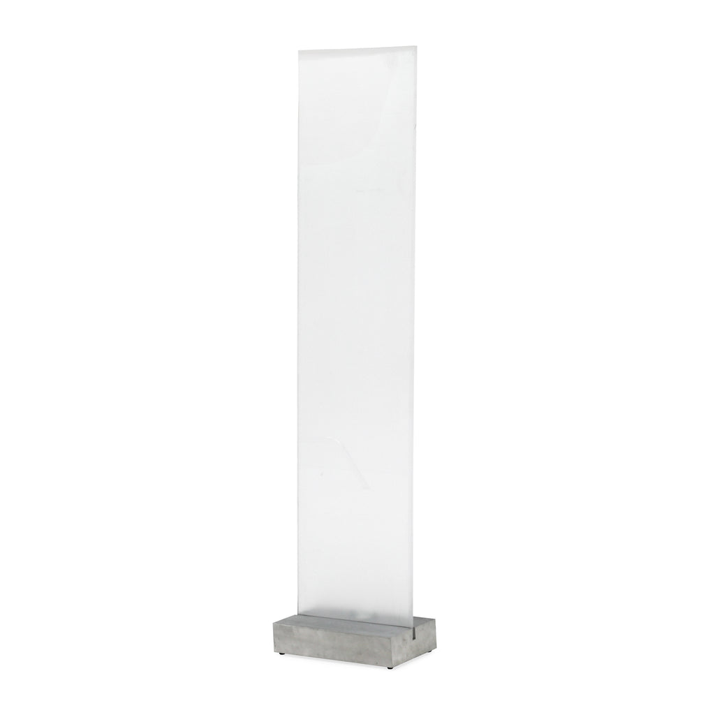 Frosted Plexi Floor Lamp