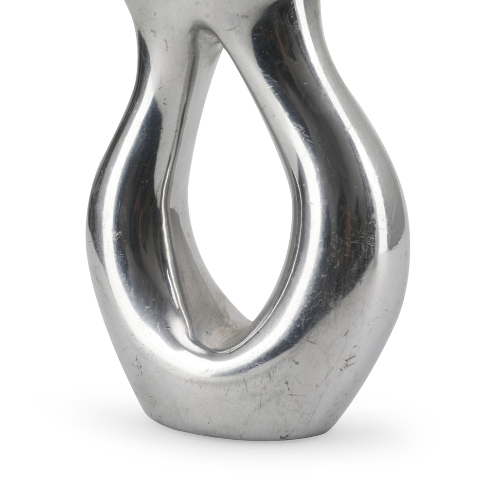 Abstract Chrome Vase (A+D)