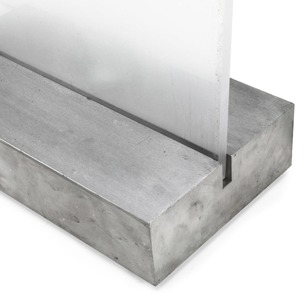 Frosted Plexi Floor Lamp
