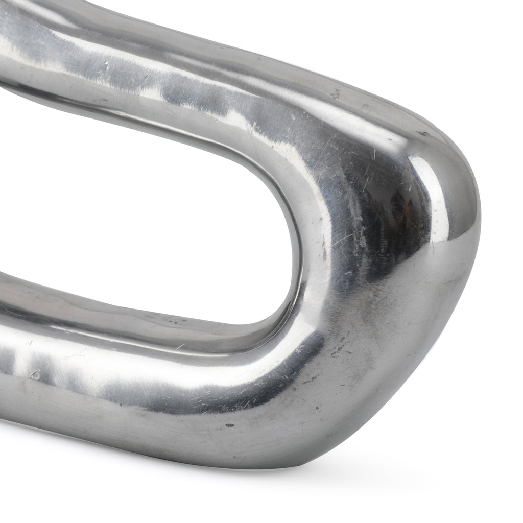 Chrome Oval Vase (A+D)