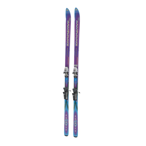 Purple / Neon Yellow Skis