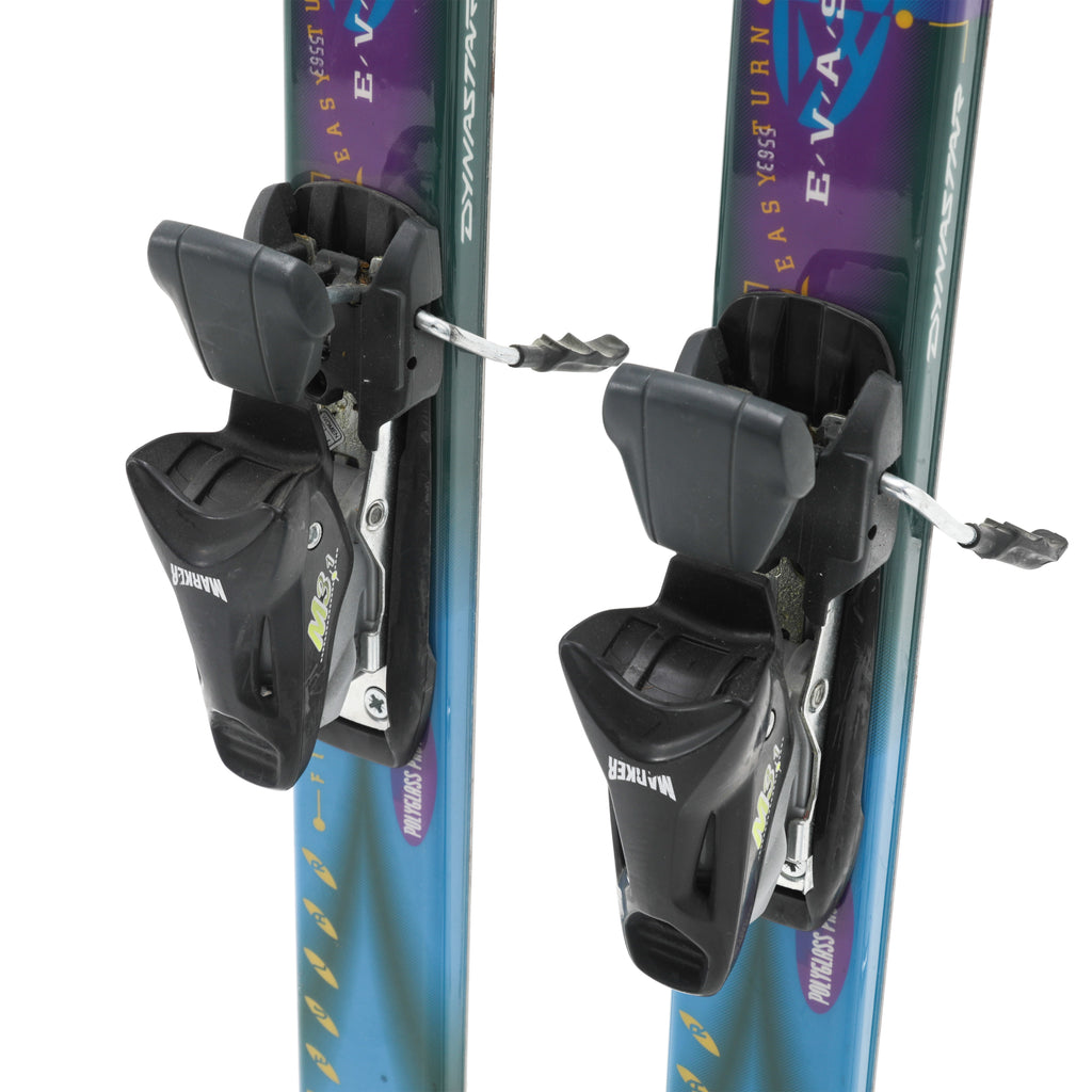 Purple / Neon Yellow Skis