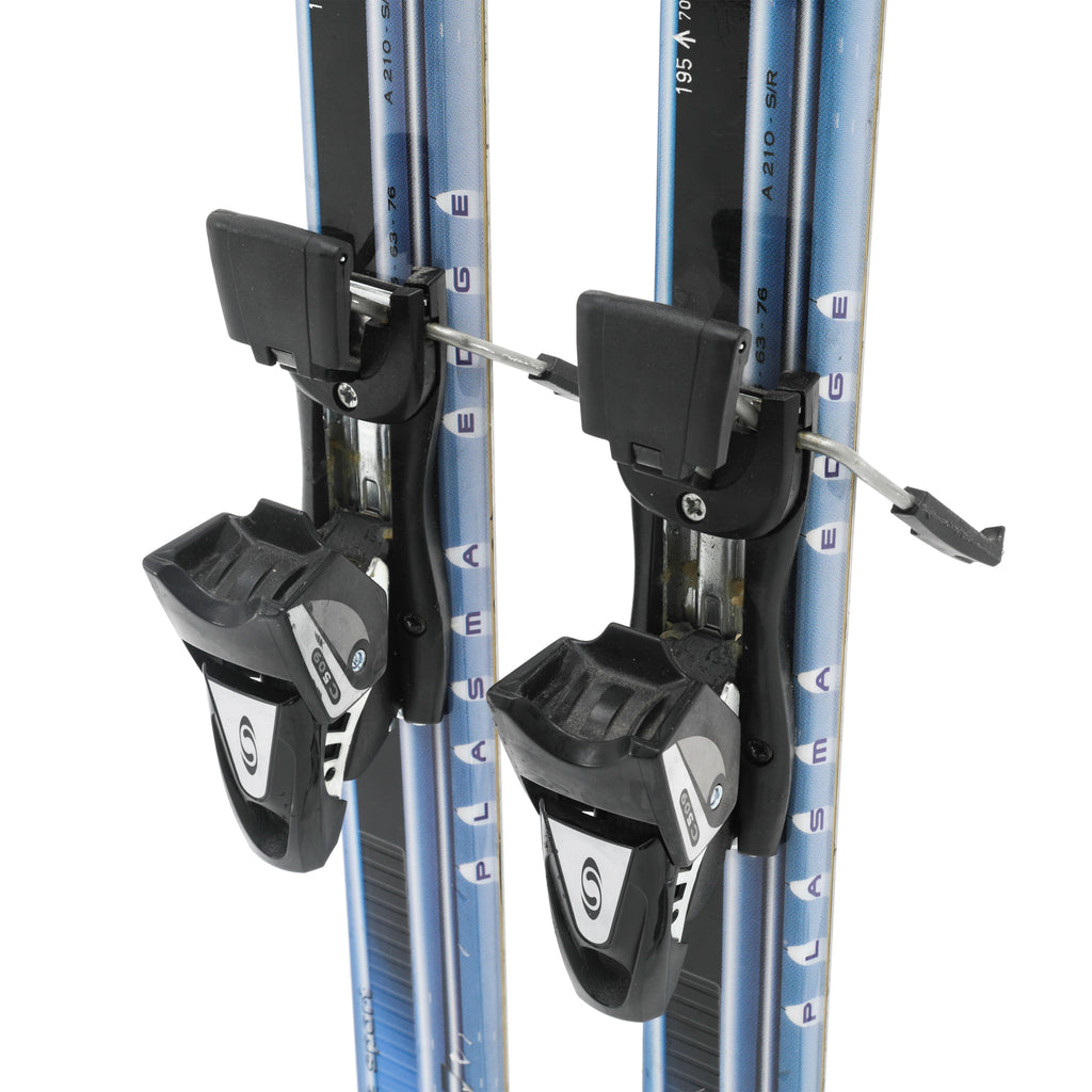 Blue & Black Fischer Skis