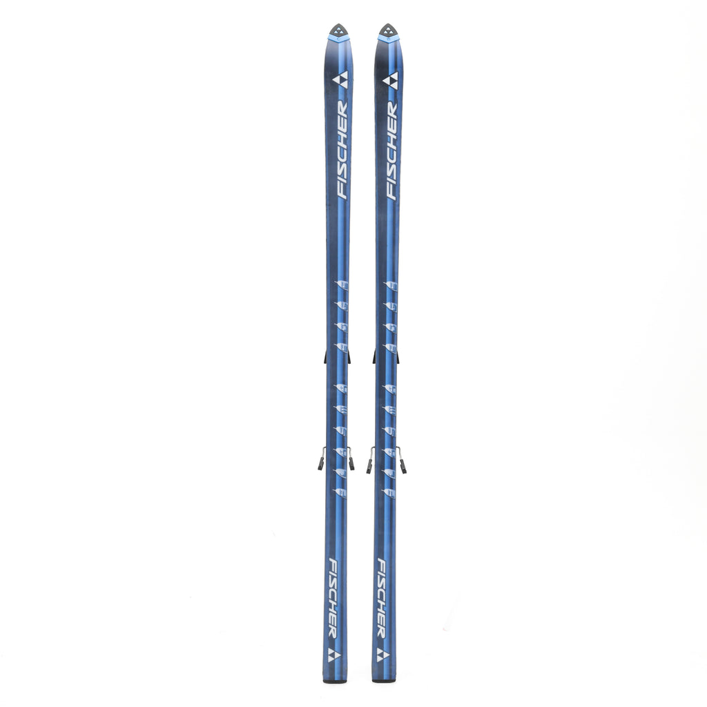 Blue & Black Fischer Skis
