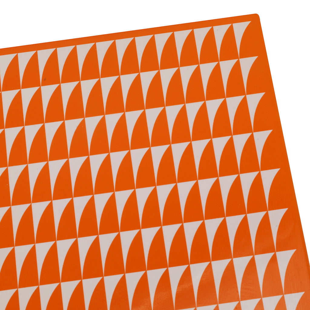 Medium Orange / White Pattern Box (A+D)