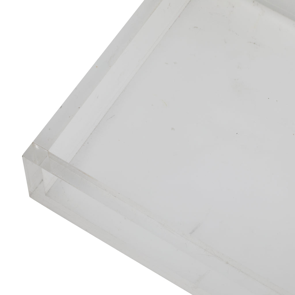 Rectangular Lucite Tray