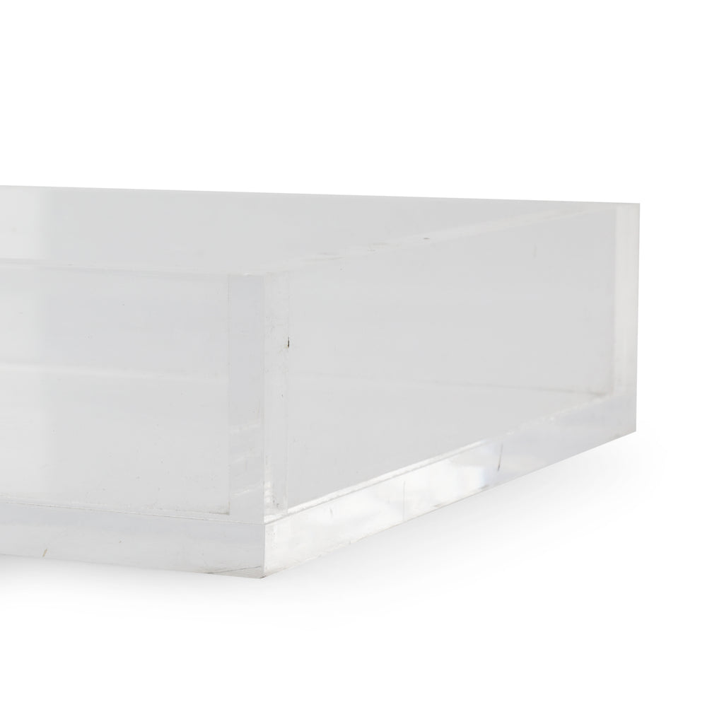 Rectangular Lucite Tray