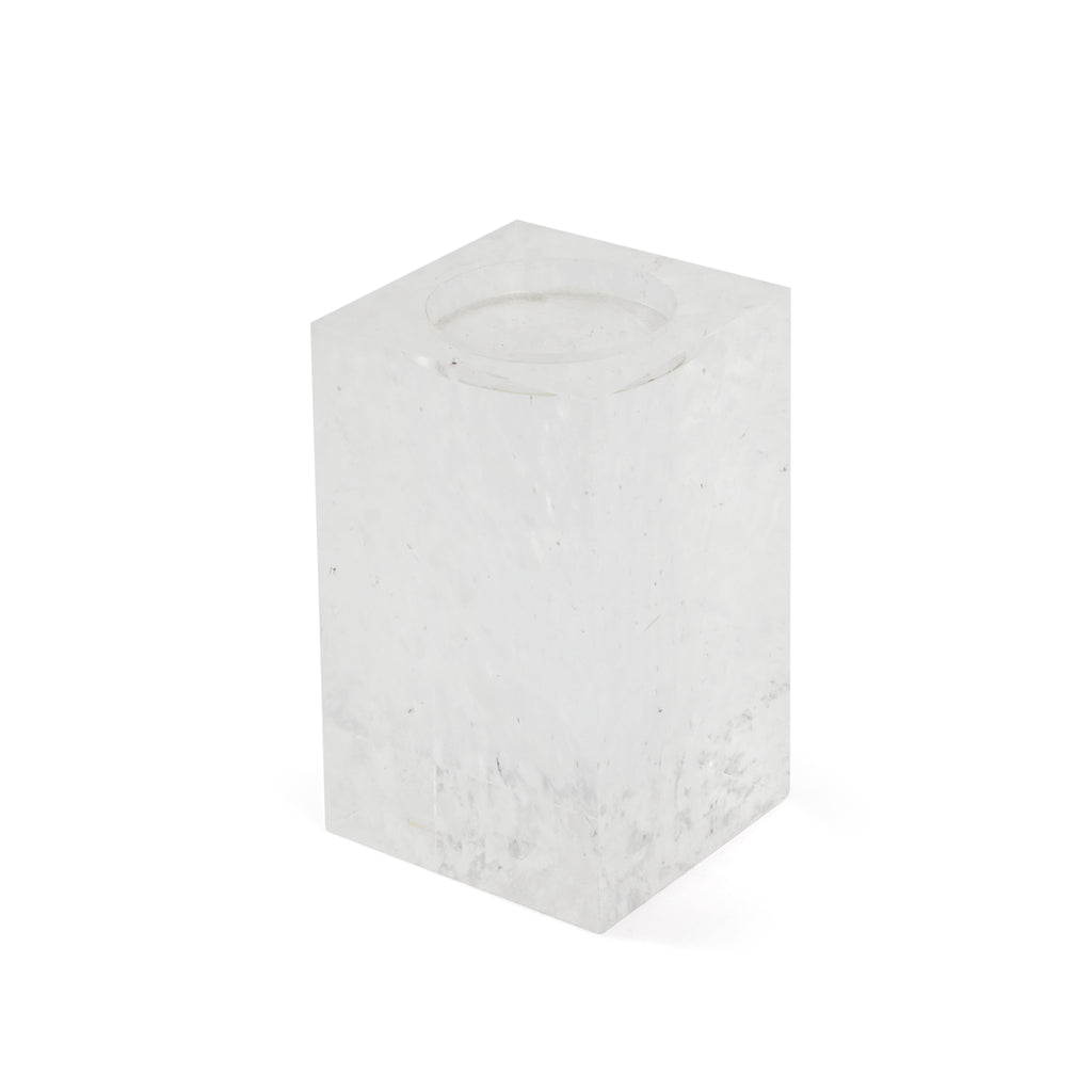 White Rectangular Candle Holder (A+D)