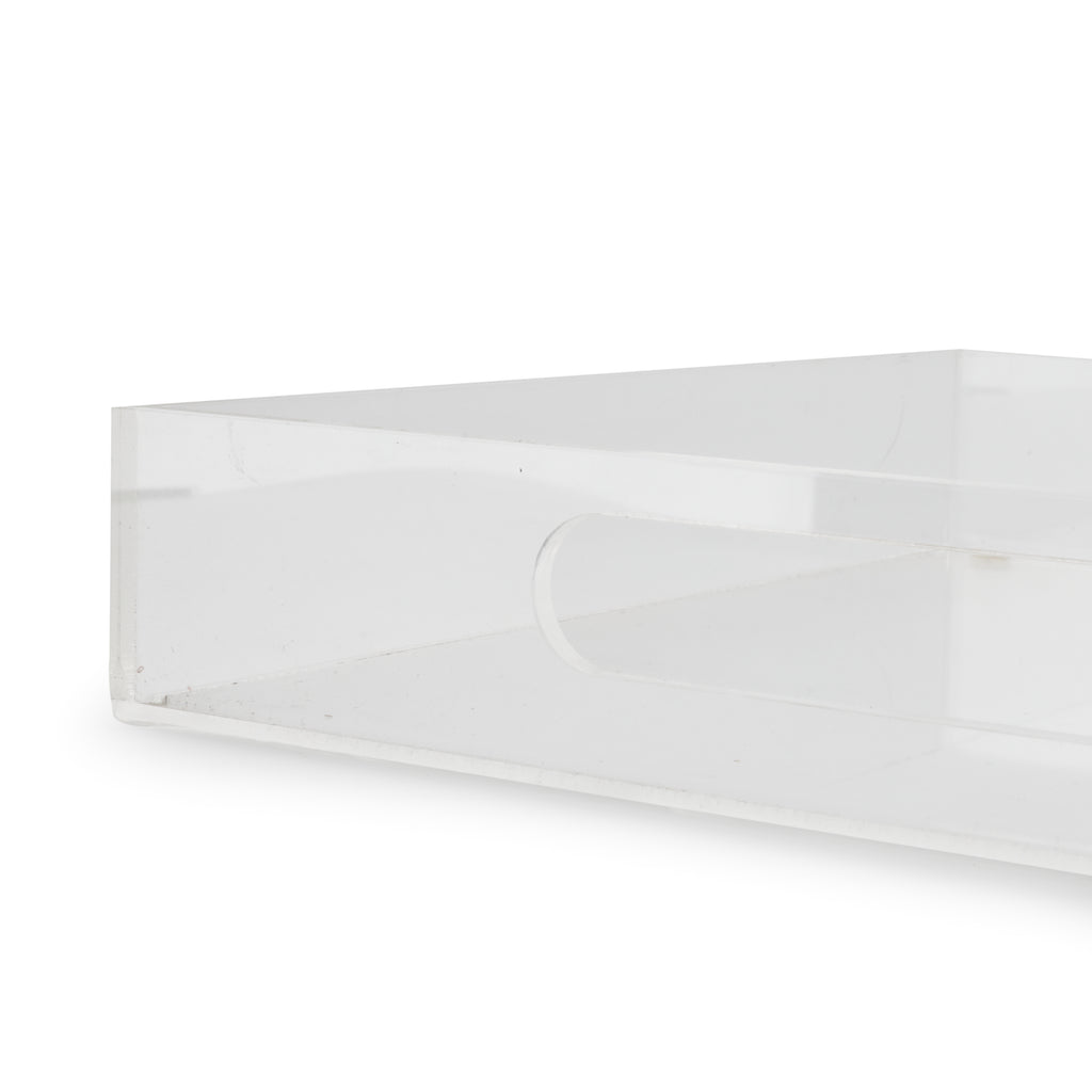 Square Clear Acrylic Tray (A+D)