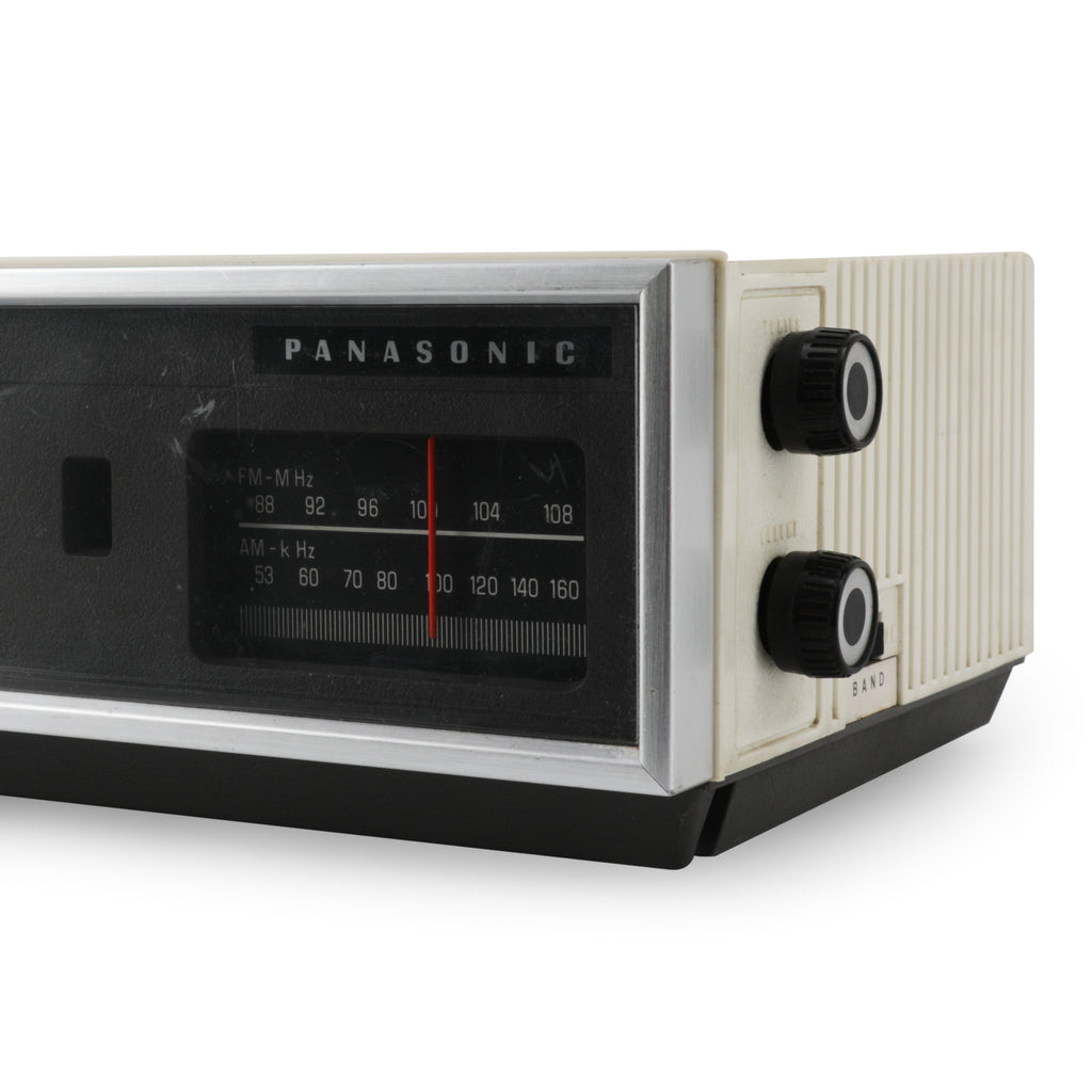 White Panasonic Clock Radio