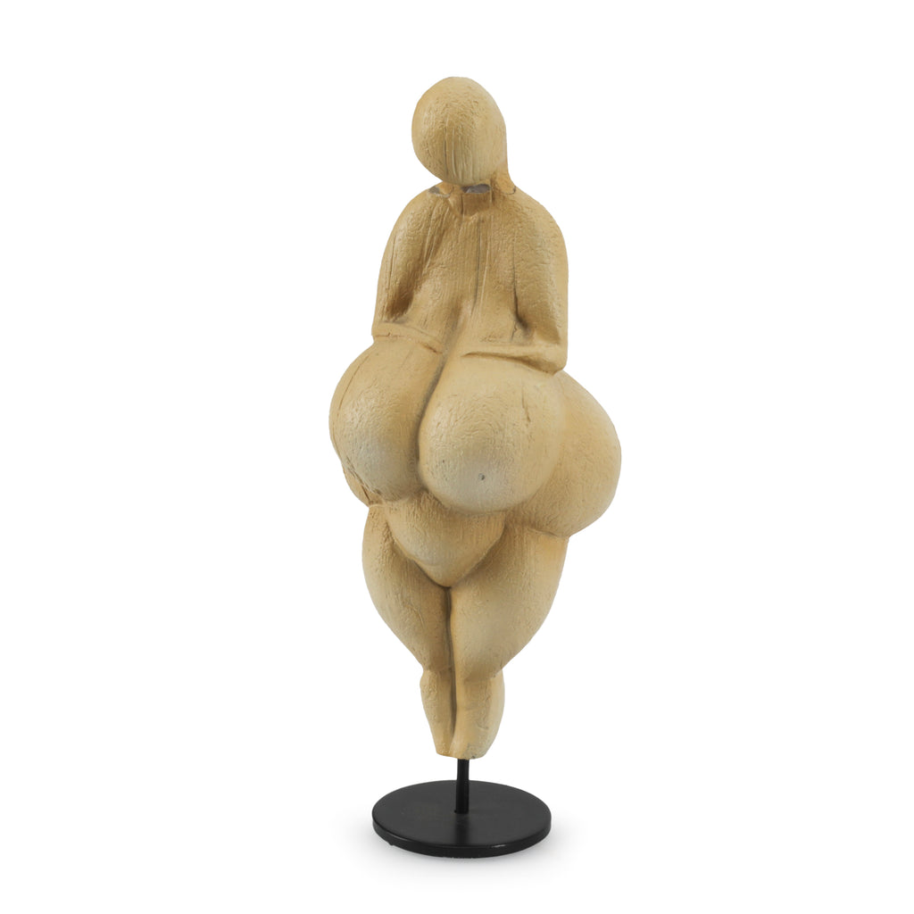Tan Venus of Lespugue Table Sculpture (A+D)