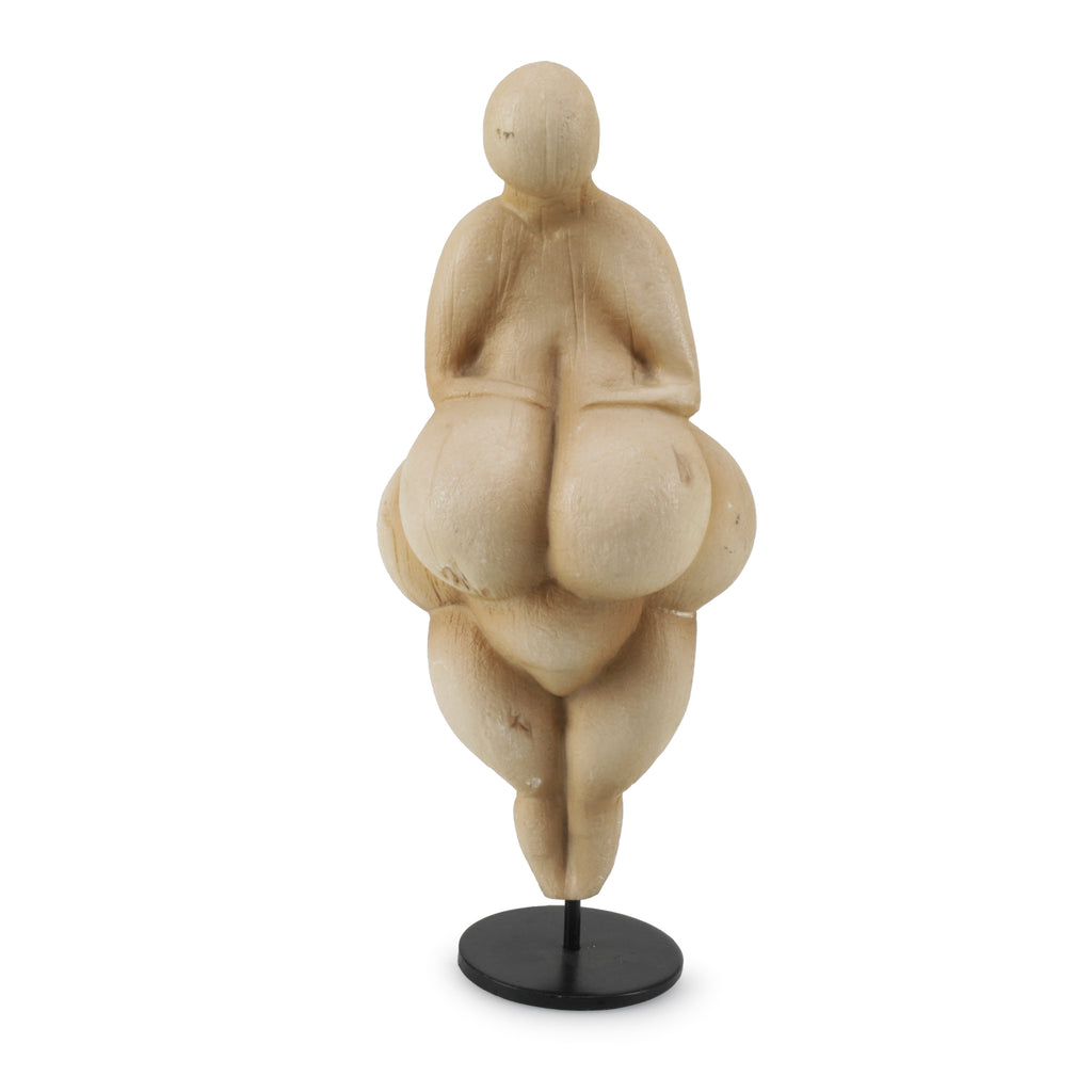Tan Venus of Lespugue Table Sculpture (A+D)