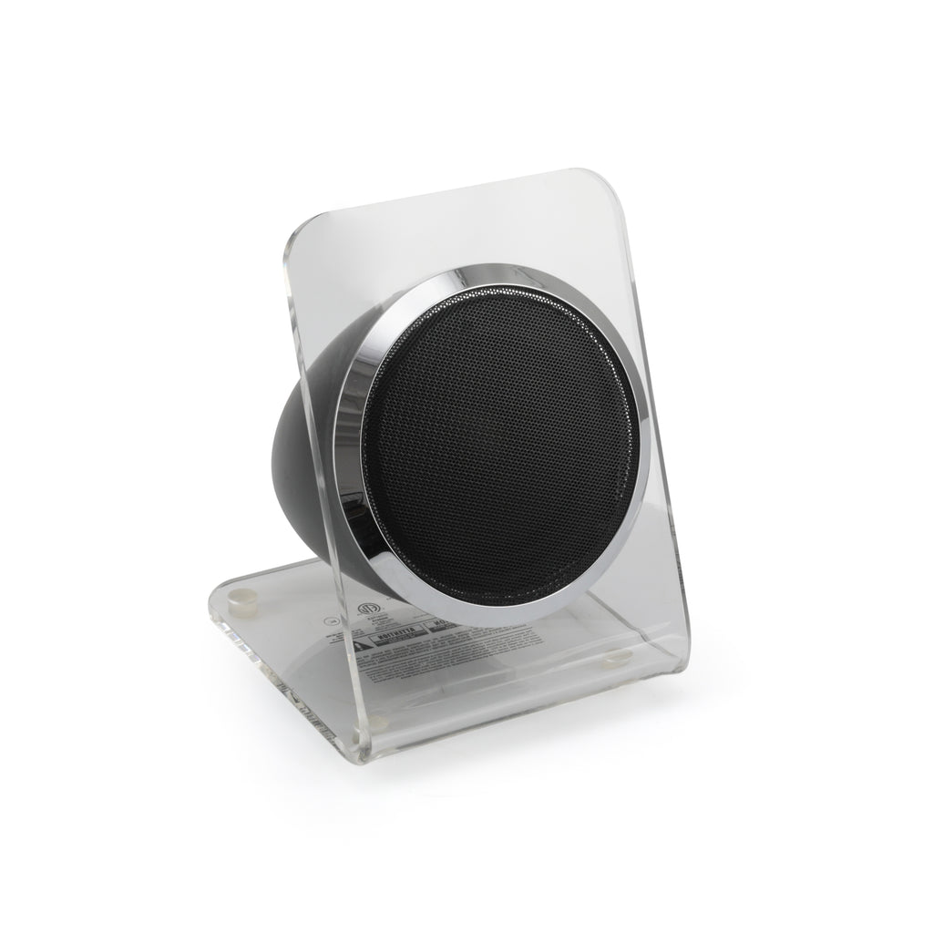 L Shaped Lucite Speakers (Pair)